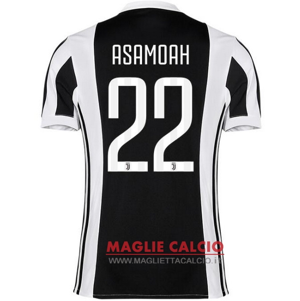 nuova maglietta juventus 2017-2018 asamoah 22 prima